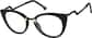 Angle view of Cat-Eye Glasses 7841921 in Black thumbnail