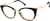 Angle view of Cat-Eye Glasses 7841925 in Tortoiseshell thumbnail