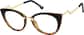 Angle view of Cat-Eye Glasses 7841925 in Tortoiseshell thumbnail