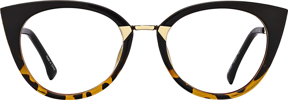 Front view of Cat-Eye Glasses 7841925 in Tortoiseshell