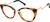 Angle view of Cat-Eye Glasses 7841935 in Tortoiseshell thumbnail