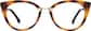 Front view of Cat-Eye Glasses 7841935 in Tortoiseshell thumbnail