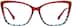 Cat-Eye Glasses 7842018 in Red