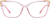 Front view of Cat-Eye Glasses 7842019 in Pink thumbnail