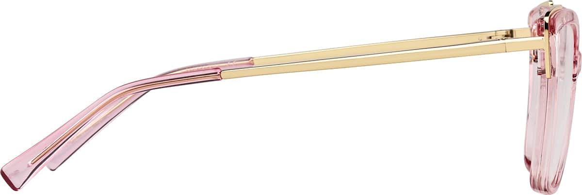 Side view of Cat-Eye Glasses 7842019 in Pink