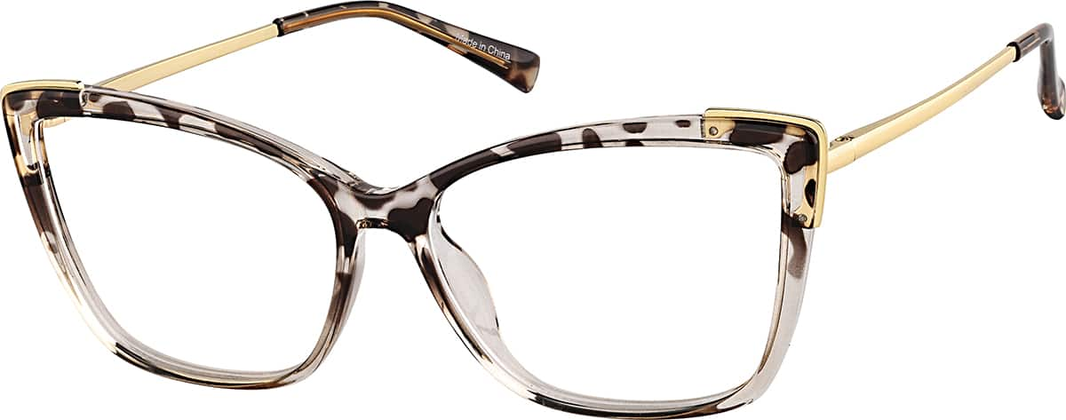 Angle view of Cat-Eye Glasses 7842039 in Pattern