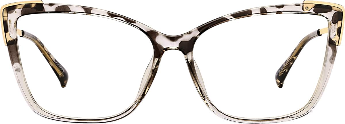 Front view of Cat-Eye Glasses 7842039 in Pattern