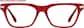 Front view of Equilibrium Glasses 7842118 in Red thumbnail