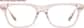 Front view of Equilibrium Glasses 7842119 in Pink thumbnail