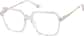 Angle view of Bold Wisdom Glasses 7842223 in Clear thumbnail