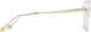 Side view of Bold Wisdom Glasses 7842223 in Clear thumbnail