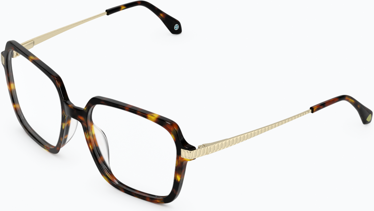 Angle view of Bold Wisdom Glasses 7842225 in Tortoiseshell thumbnail