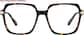 Front view of Bold Wisdom Glasses 7842225 in Tortoiseshell thumbnail