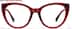 Cat-Eye Glasses 7842418 in Red
