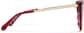 Side view of Cat-Eye Glasses 7842418 in Red thumbnail