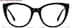 Cat-Eye Glasses 7842421 in Black