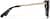 Side view of Cat-Eye Glasses 7842421 in Black thumbnail