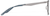 Side view of Rectangle Glasses 7842512 in Gray thumbnail
