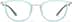 Rectangle Glasses 7842516 in Blue