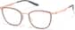 Angle view of Rectangle Glasses 7842517 in Purple thumbnail