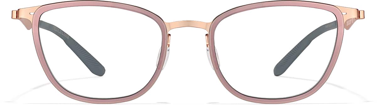 Purple Rectangle Glasses #7842517 | Zenni Optical