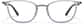 Front view of Rectangle Glasses 7842612 in Gray thumbnail