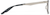Side view of Rectangle Glasses 7842616 in Blue thumbnail