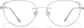 Front view of Lightweight Cat-eye Glasses 7842812 in Gray thumbnail