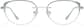 Front view of Lunettes œil de chat légères 7842824 in Verte thumbnail