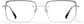 Front view of Lightweight Rectangle Eyeglasses 7842912 in Gray thumbnail