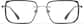 Front view of Lightweight Rectangle Eyeglasses 7842921 in Black thumbnail