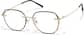 Angle view of Lightweight Geometric Eyeglasses 7843025 in Tortoiseshell thumbnail