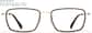 Front view of Featherlite Rectangle Mixed Material 7843115 in Espresso thumbnail
