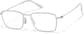 Angle view of Featherlite Rectangle Mixed Material 7843123 in Fog thumbnail