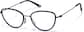 Angle view of Cat-eye Glasses 7843217 in Plum thumbnail