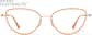 Front view of Cat-eye Glasses 7843219 in Blush thumbnail