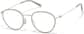Angle view of Round Eyeglasses 7843312 in Champagne thumbnail