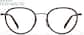 Front view of Round Glasses 7843315 in Brown thumbnail
