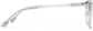 Side view of Capricorn Browline Eyeglasses 7843412 in Crystal Gray thumbnail