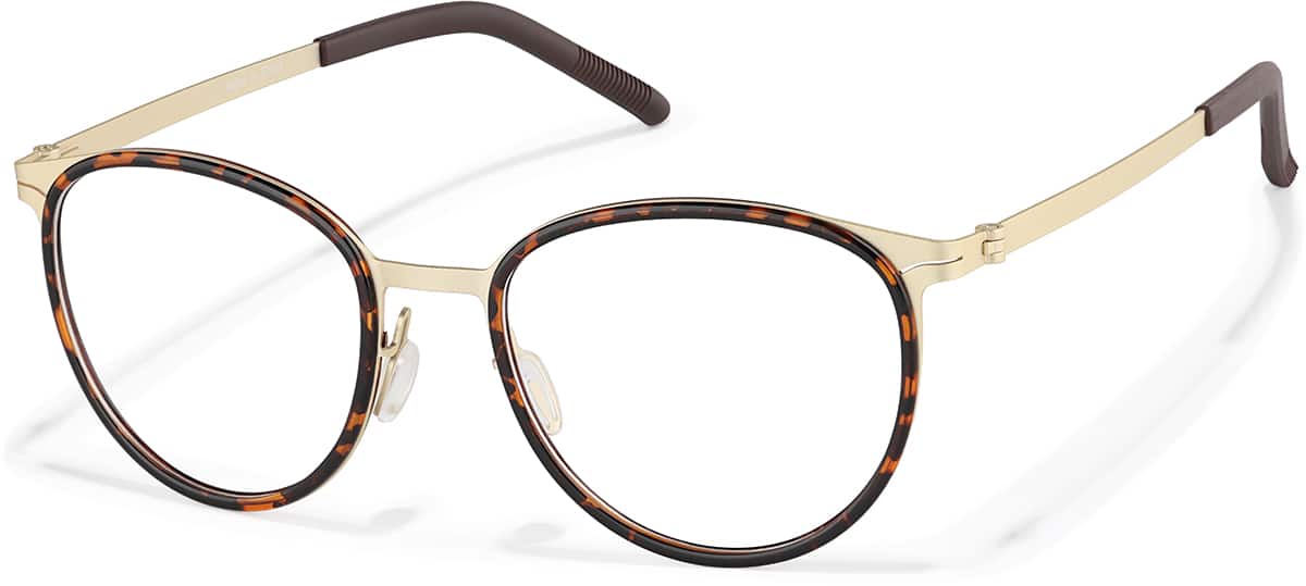 人気モデル◎All-round◎11inch Silver Round Glasses #7843511 | Zenni Optical