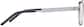 Side view of Aviator Glasses 7843612 in Black Ombre and Silver thumbnail