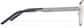 Side view of Aviator Glasses 7843613 in Crystal and Gray thumbnail