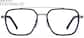 Front view of Aviator Glasses 7843616 in Navy and Slate thumbnail