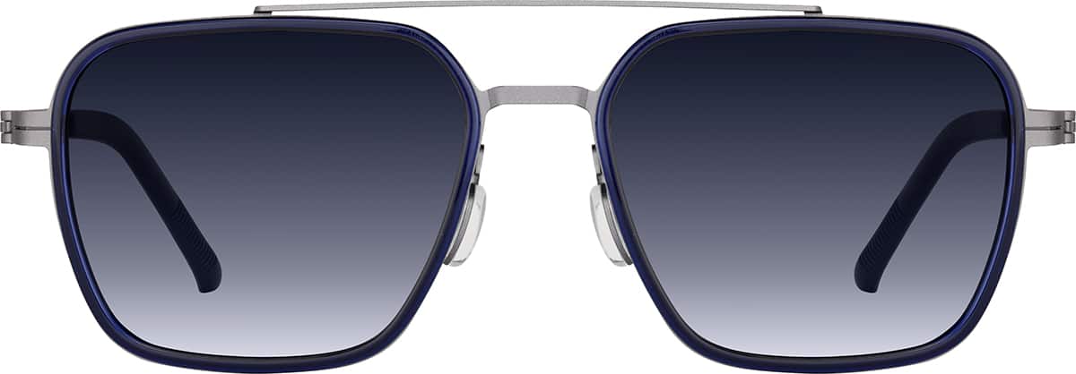 Navy and Slate Aviator Glasses #7843616 | Zenni Optical