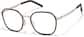 Angle view of Geometric Glasses 7843725 in Tortoise and Gold thumbnail
