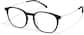 Angle view of Square Glasses 7843821 in Black thumbnail