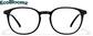 Front view of Square Glasses 7843821 in Black thumbnail