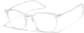 Angle view of Square Glasses 7843823 in Clear thumbnail