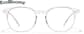 Front view of Square Glasses 7843823 in Clear thumbnail