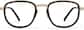 Front view of Foldable Square Glasses 7843921 in Black thumbnail